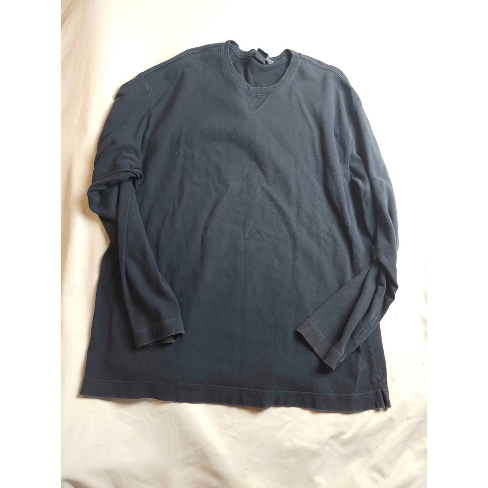 Gap Shirt Mens Size XL Black Long Sleeve Minimalist Gorpcore Casual Crew Neck‎